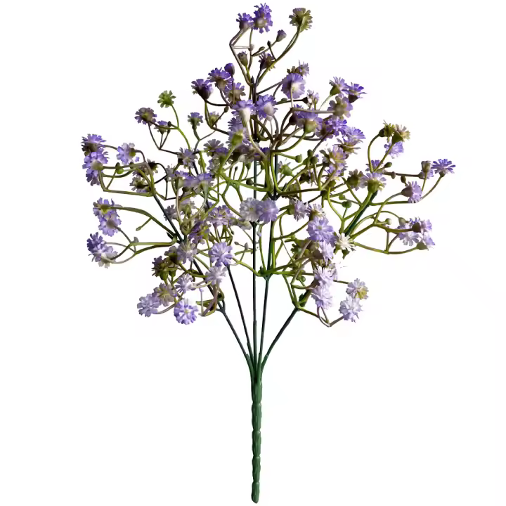 Poenia Arte Floral - Rama de Gypsophila Artificial 33cm 3 Piezas - Flores y Plantas Artificiales - Decoración Duradera - 1