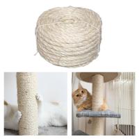 Juguete Interactivo Para Gatos Palos De Escarabajo Con Cordón De Sisal Y Algodón Téjido Herramienta Para Masticar Y Arrancar - details 6