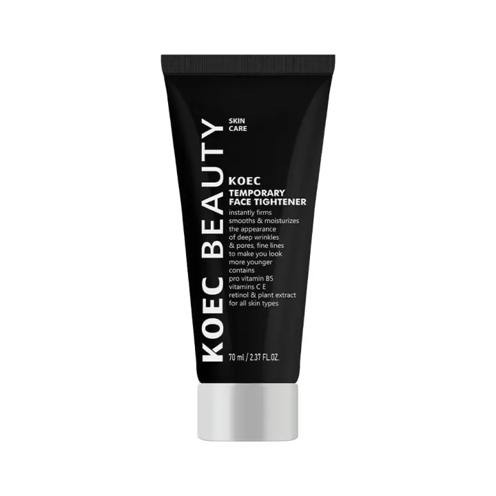 Crema reafirmante facial temporal KOEC Beauty, 70 ml (2.37 oz), antiedad, con vitaminas B5, C, E y retinol - 1