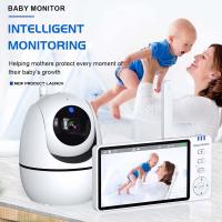 Monitor De Bebé Con Video 5 Pulgadas 2.4G PTZ Mini Seguridad Doméstica Audio Bidireccional Temperatura Display Para Padres Y Niños - details 1