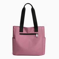 Bolso De Hombro Nylon Impermeable Gran Capacidad Bolso Tote Para Trabajo Escuela Y Viaje Ligero Y Práctico Para Mujer - details 7