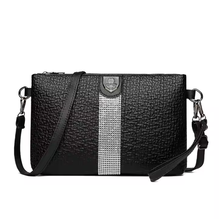 Bolso de mujer 2024, Nuevo Bolso bandolera de gran capacidad, Modern Bolso de mano con diamantes de imitación, Bolso de hombre para mujer, Monedero - 1