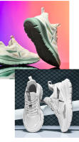 Zapatos De Correr Para Hombre Ligeros Cómodos Transpirables Moda Absorbentes De Choque Suela EVA Talla True Ankle above Microfibra Algodón Encierre De Pieza - details 3