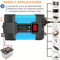 Inversor Solar de 6000W, sistema de Panel Solar de cc 12V a CA 110V-220V, convertidor de onda sinusoidal mejorada, carga inteligente de batería - details 15