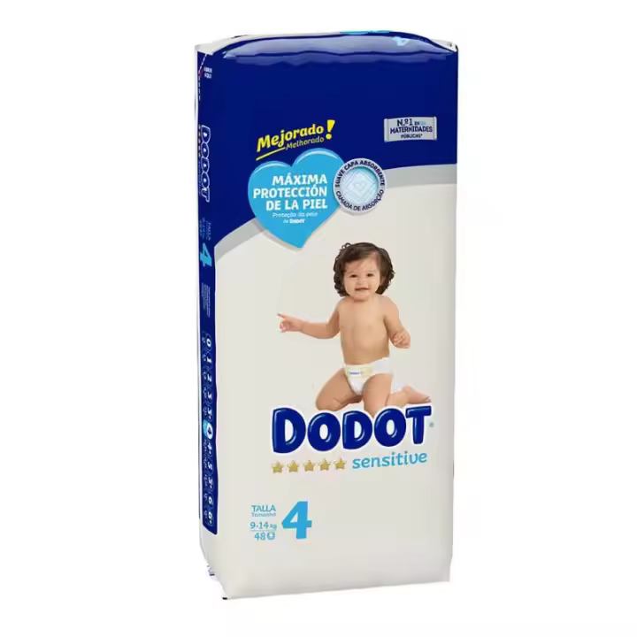 20% DTO. EXTRA Dodot Sensitive Value Pack Talla 4 (48 uds) ✅ Entrega 24/72h - 1