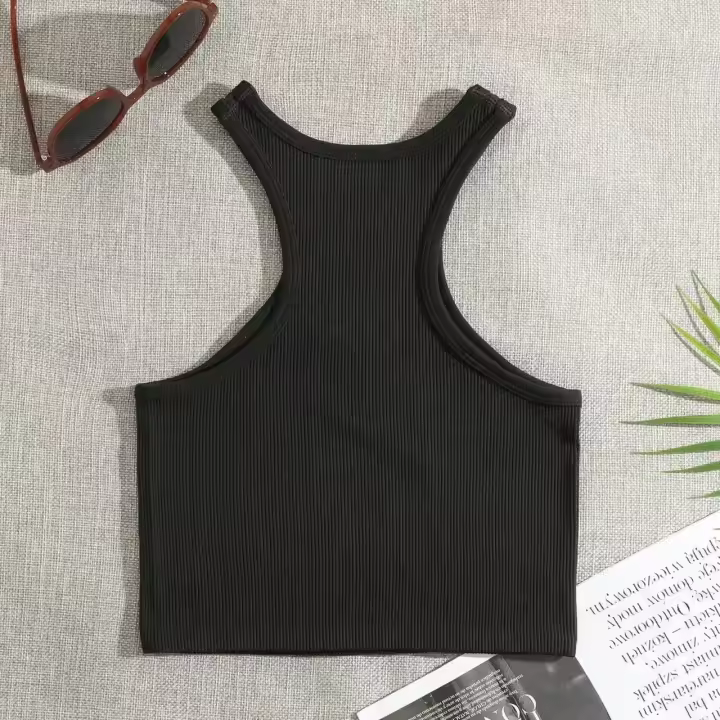 Chaleco De Yoga Para Mujer Con Alta Elasticidad Top De Deporte Fitness Ropa De Gimnasio Estilo Urban Tank Top - 1