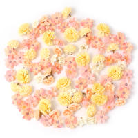 48Pcs Cabezas De Flores Artificiales De Seda Para Decoración De Hogar Fiesta Boda DIY Accesorios De Coronas De Flores Fake Para Decoración De Habitaciones - details 10