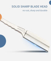 Afeitadora De Cuchilla Recta Para Hombres Happy Barber De Aleación De Zinc Herramientas De Corte De Pelo Personalizadas Con Logo De Marca - details 2