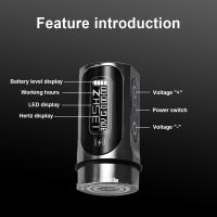 YILONG MAX Máquina De Tatuaje Con Pluma De Cartridge Gran Capacidad De Batería 2400mAh Motor Sin Núcleo Para Artistas De Tatuaje - details 4