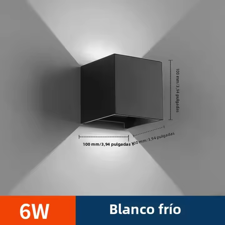 Lámpara De Pared LED Impermeable 6W Para Decoración Interior Y Exterior Luz De Punto De Luz LED AC85-265V Para Hogar - 1