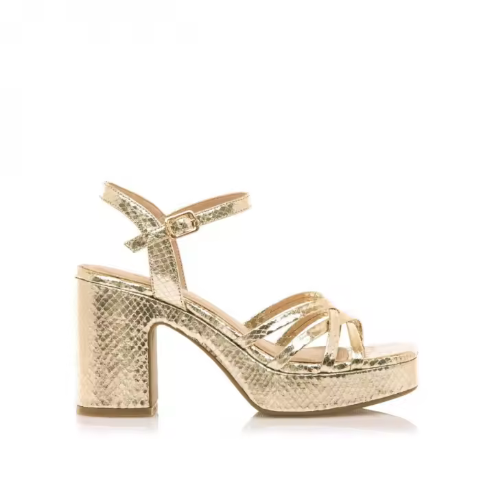 Sandalias con tacón mujer MUSTANG 59609 C55992 SANDALIA TIRAS METAL CHANPANG 35786 25V - 1