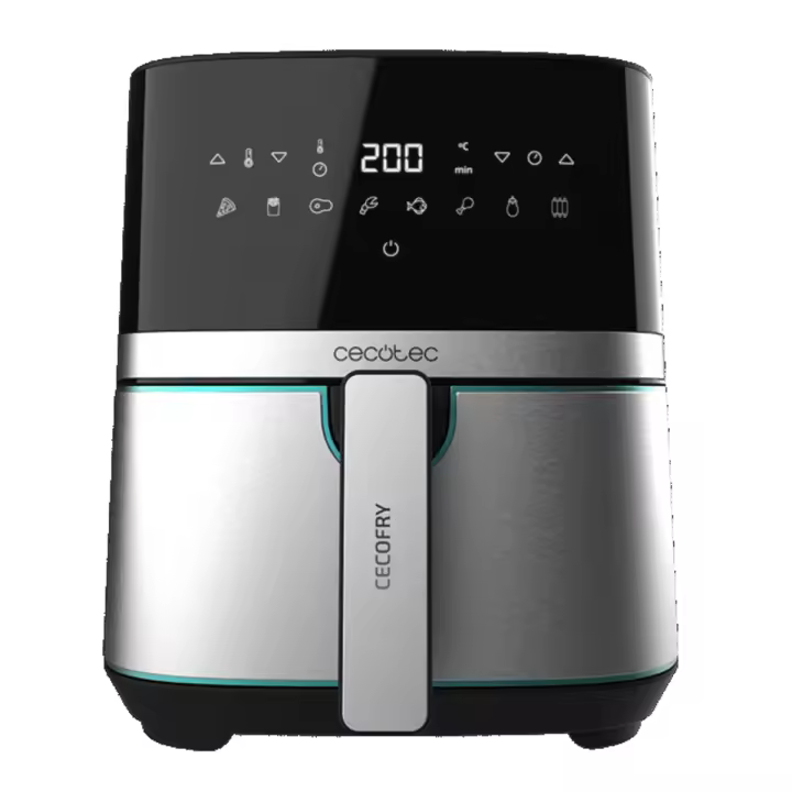 Freidora de Aire sin Aceite 5,5L Cecotec Cecofry Full Inox Pro 5500, 1700 W, Dietética, Digital - 1
