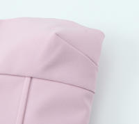 Nuevo Vestido Corto De Verano 2024 Para Mujer Estilo Europeo Y Americano Sexy Con Detalles De Lazo Top Tubo Sin Mangas De Poliéster - details 3