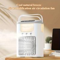 Ventilador húmedo alimentado por USB, dispositivo de enfriamiento mini portátil adecuado para dormitorios y oficinas - Ideal para viajes, hogar y uso estival | Equipo multifuncional | Producto moderno y elegante con , ventilador portátil  - details 4