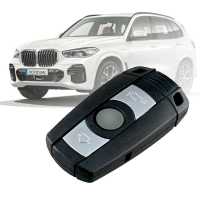 Ociodual Carcasa Llave de Mando 3 Botones Compatible con BMW 1 3 5 Series 120 E60 E61 E70 E81 E87 E90 E91 E92 320 X1 X5 X6 Z4 (Solo Keyless Go), Funda Rígida Shell Case Cover - details 7