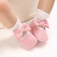 Zapatos De Bebé Para Niñas Nuevos Antideslizantes Con Lazo Suave Para El Primer Caminar De 0 a 18 Meses Zapatos De Princesa - details 17