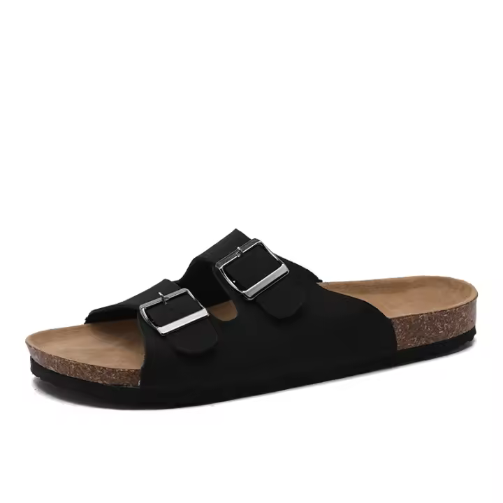 Zapatillas De Verano Para Hombre Casual De Corteza Antideslizantes Cómodas Sandalias Versátiles De Playa Moda Juvenil Transpirables Para Caminar - 1