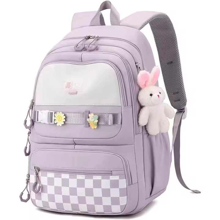 Mochipa Escolar Niña Mochila Escolar Bolsas Impermeable Nylon Mucho Compartentos - 1