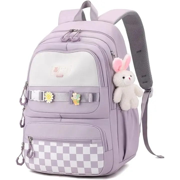 Mochipa Escolar Niña Mochila Escolar Bolsas Impermeable Nylon Mucho Compartentos - 1