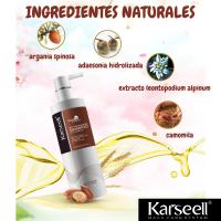 KARSEELL Champú Pelo Aceite de Argán Macadamia Reconstructor para Cabello Seco y Dañado Hidratación Profunda Antiencrespamiento Suavidad Brillo Intenso Desenredante Todo Tipo de Cabellos - 500 ml. - details 0