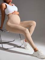 Leggings De Maternidad De Cintura Alta Soporte Para Ejercicio Deportivo Y Yoga Transpirables Para Embarazo - details 5