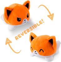 Peluche de Zorro reversible, Naranja color: Lindos animales de Plush sensoriales que muestra tu Estado de Ánimo - details 1
