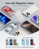 Inalámbrico Power Bank, Magnético Batería Externa 10000mAh, Cargador Inalámbrico 20W Cargador Portátil Carga Rápida, Slim Bateria Portatil Powerbank para iPhone 15 14 13 Pro MAX Plus Samsung Android - details 1