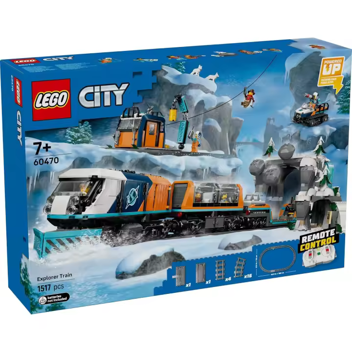 Lego City  Tren Expreso Polar Ártico de los Exploradores Lego 60470 - 1