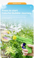 Pistola De Burbujas Manual Para Niños Juego De Exterior Para Fiestas Cumpleaños No Incluye Líquido Para Burbujas - details 2