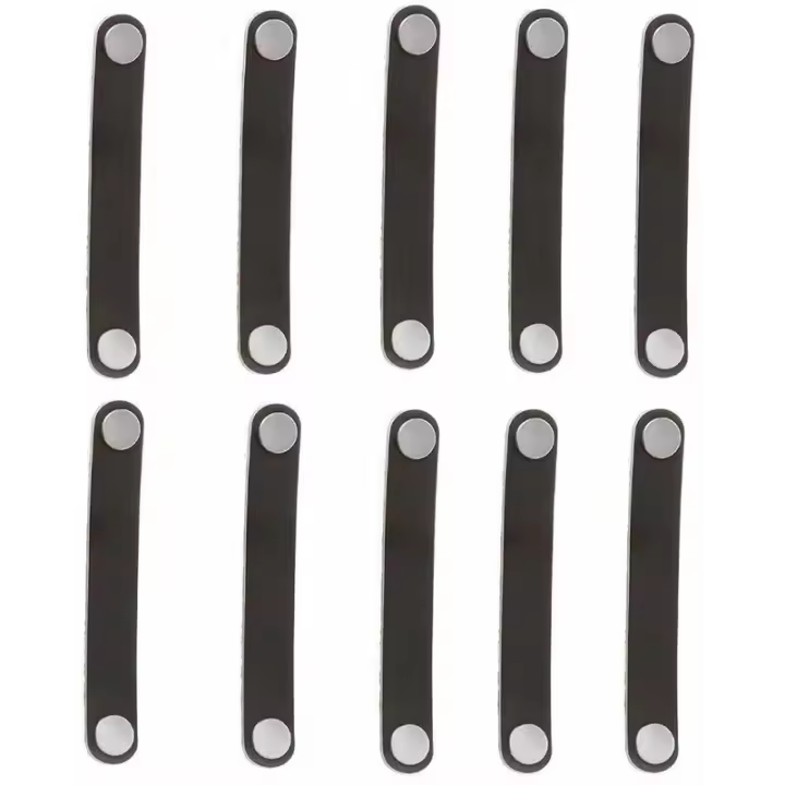 10 Piezas 128mm Tiradores De Puerta De Cajón De Cuero Retro/Perillas/Manijas/Para Gabinete Armario Maletín Maleta Gabinete De Vino Caja De Madera Caja De Regalo Caja De Zapatos Muebles Hardwa - 1