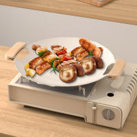 Plato De Barbacoa Coreana Antiadherente Para Camping Y Grill De Exterior Placa De Cocina Para Carne Frying Pan Asador Placa De Barbecue - details 3