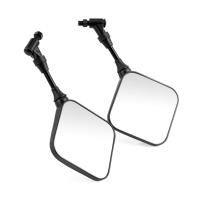 Espejos Lateral De Motocicleta Para Suzuki DR 200 250 350 400 650 DRZ 400 650 2PC Negro Dual De Visión Trasera Accesorios De Motocicleta - details 8