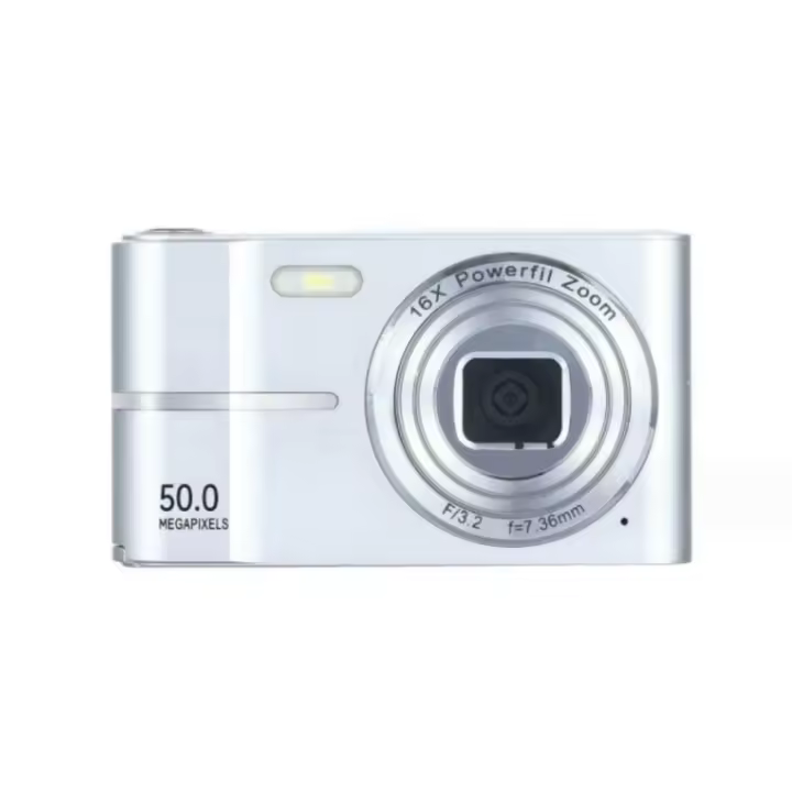 Tienda BIT Cámara Digital Retro Clásica Portátil 4K 50MP Zoom Digital 16x Pantalla de 2,4 pulgadas - 1
