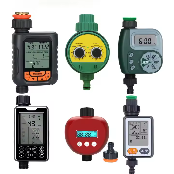 Controlador De Riego Automático Para Jardín Timer Electrónico Con Pantalla LCD Valvula De Riego Inteligente Y Control De Agua - 1