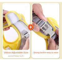 Harnés Ajustable Para Gatos Y Perros Reflectante Y Transpirable Con Correa Para Pecho Para Caminar Al Aire Libre Para Pequeños Y Medianos Perros - details 2