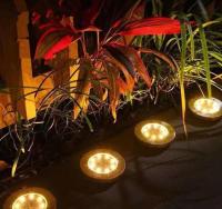 Outdoor solar lights, 8 garden lights, 8LED solar stainless steel underground lights - details 5