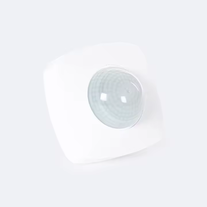 Ledkia Sensor de Movimiento PIR 360º Largo Alcance 20m IP54   Blanco - 1