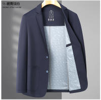 Chaqueta Occidental Sólida De Alta Calidad Para Hombre Moda Otoño Negocios Casual Talla M-4XL Abierta Por Encima Estilo Inteligente - details 11