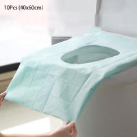 10 PCS Cubiertas De Asiento De Inodoro Desechables Para Viajes Y Entrenamiento De Aseo Público Adecuado Para Niños Y Adultos - details 0