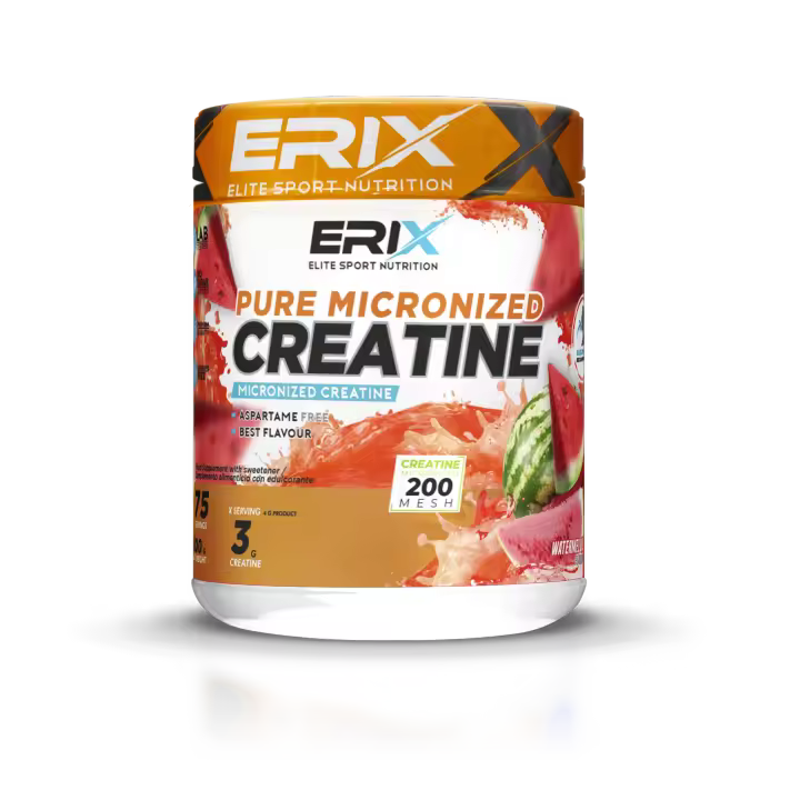 ERIX NUTRICION | CREATINA MICRONIZADA 100% 300 gr | 200 MESH | Recuperación Muscular | Aumentar Masa Muscular y Resistencia | Pre y Post entrenamiento | Energía | Gran Solubilidad - 1
