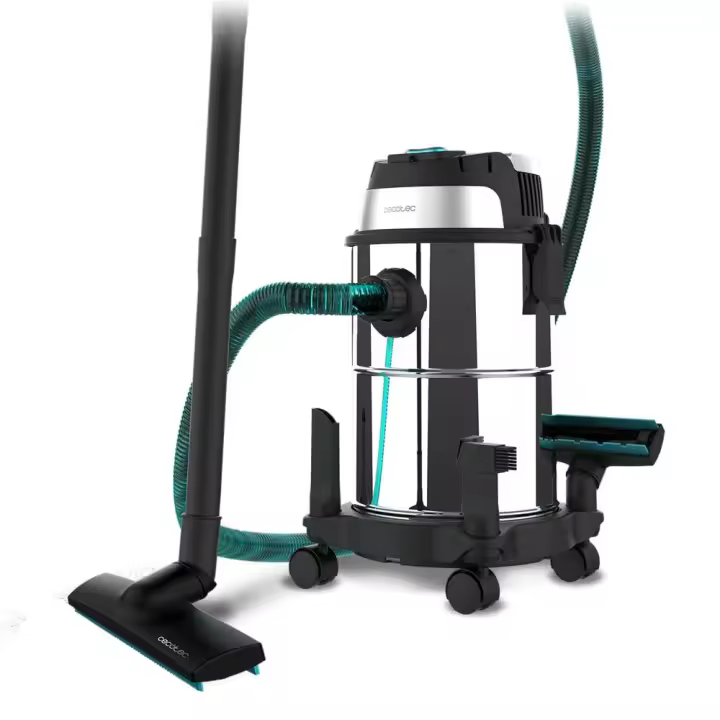 Aspiradora de sólidos y líquidos - Cecotec Conga Rockstar Wet & Dry 1200W | 16L, Cuerpo Metálico, Alta Durabilidad - 1