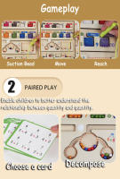 Juguetes Educativos Para Niños Tablero De Color Y Número De Madera Con Bolígrafo Magnético Y Laberinto Juego De Resolución De Problemas De Edad Temprana Regalos - details 8