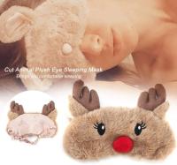 Sleeping Eye Cover, Cute Animal Eye Cover Sleeping Mask Christmas Deer Winter Carton Nap Eye Shade Mask - details 0