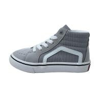 Zapatos altos de lona para niño y niña con cordones y suela de goma ANDY-Z AN2392 gris - details 0