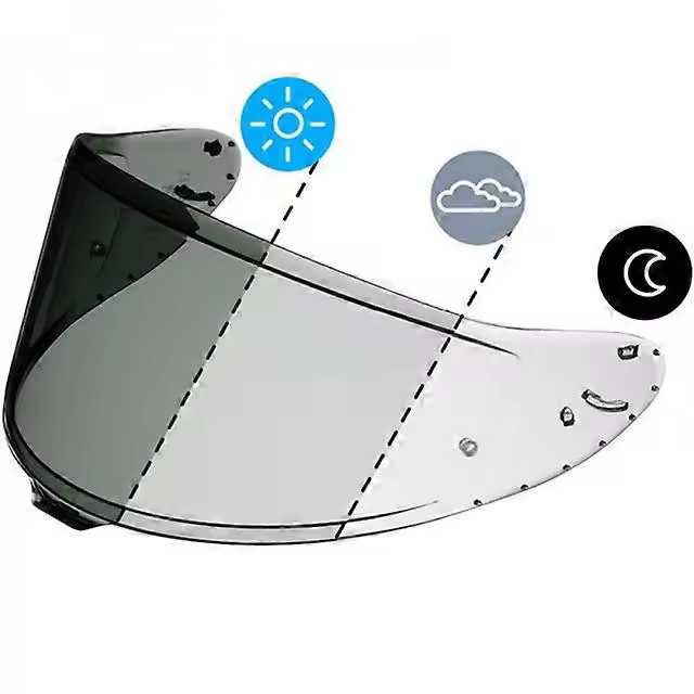 For SHOEI RF1400 NXR2 CWR-F2 CWR-F2R Z8 X15 X-Fifteen X-SPR Pro Helmet Visor Lens Shield Sunscreen Windshield Uv Protection Moto SGN - 1