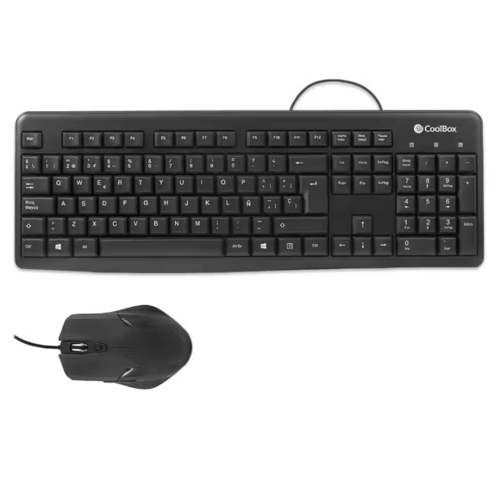 Coolbox Kit Teclado + Raton USB con cable - 1