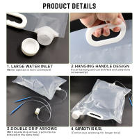 Kit De Riego Automático Para Jardín Con Saco De Agua Y Regadores Herramientas De Irrigación Para Plantas Laziness Drip Arrow - details 5