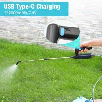 Pulverizador Eléctrico Portátil Para Jardín Con Mangue Y 3 Boquillas De Agua Para Riego Del Patio Y Césped Batería Recargable - details 3