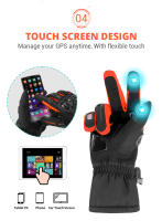 Guantes De Motocicleta Impermeables Y Antideslizantes Para Ciclismo Multicolor Accesorios De Equipamiento De Motocicleta Transpirables Para Hombre Y Mujer - details 10