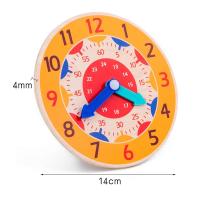 Reloj De Madera Montessori Para Niños Juguetes Educativos De Aprendizaje De Tiempo Ayudas Pedagógicas Para Escuela Primaria Tablero Inteligente Juguete Para Niños De 3-12 Años - details 11